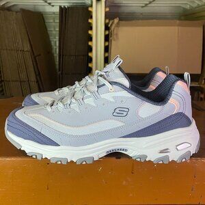 SKECHERS Womens Size 10 D’Lites Popular Vote Rhinestone Blue Casual Shoes 150241